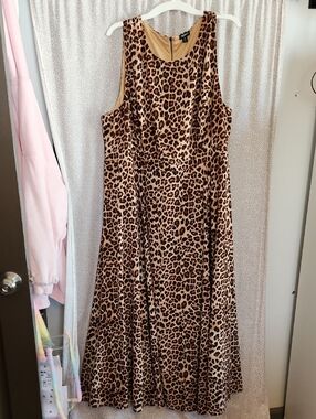 Torrid Leopard Print Sleeveless Maxi Dress - Tan & Black
